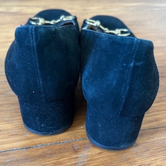 GUCCI Velvet black loafers, Sz 9B - Picture 2 of 6